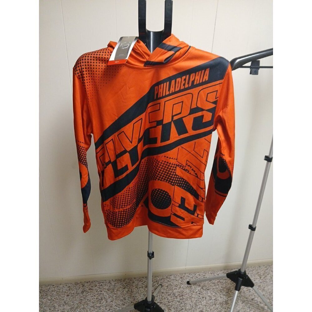 Youth PHILDELPHIA FLYERS Home Ice NHL Advantage Pullover Hoodie - Boys 18/20 NWT